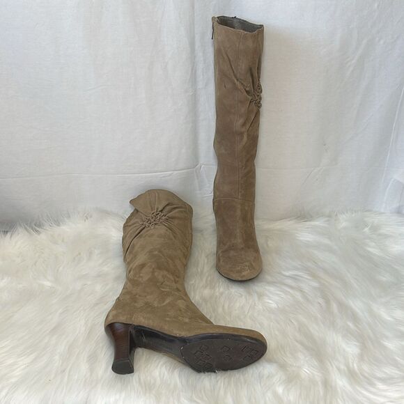 Naturalizer Avery Tan Suede N5 Comfort Boots Sz 6.5 - Picture 1 of 9